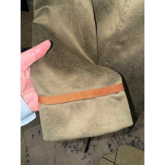 Carhartt Womens Olive Brown Overshirt Chore Jacket Gold Buttons Utility Casual M - Picture 13 of 13